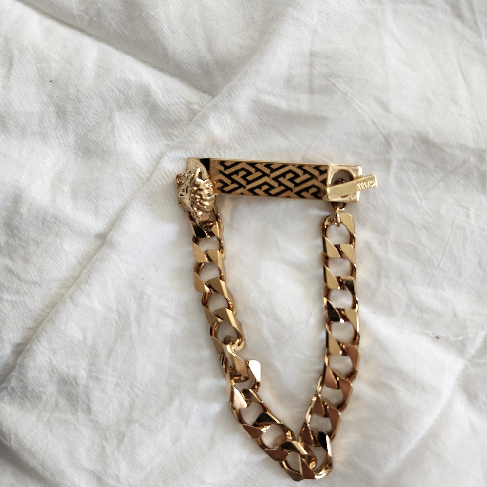 Versace Gold-Tone Chain Bracelet - Picture 10 of 12
